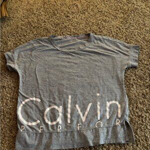 Calvin Klein Gray Short Sleeve Tee